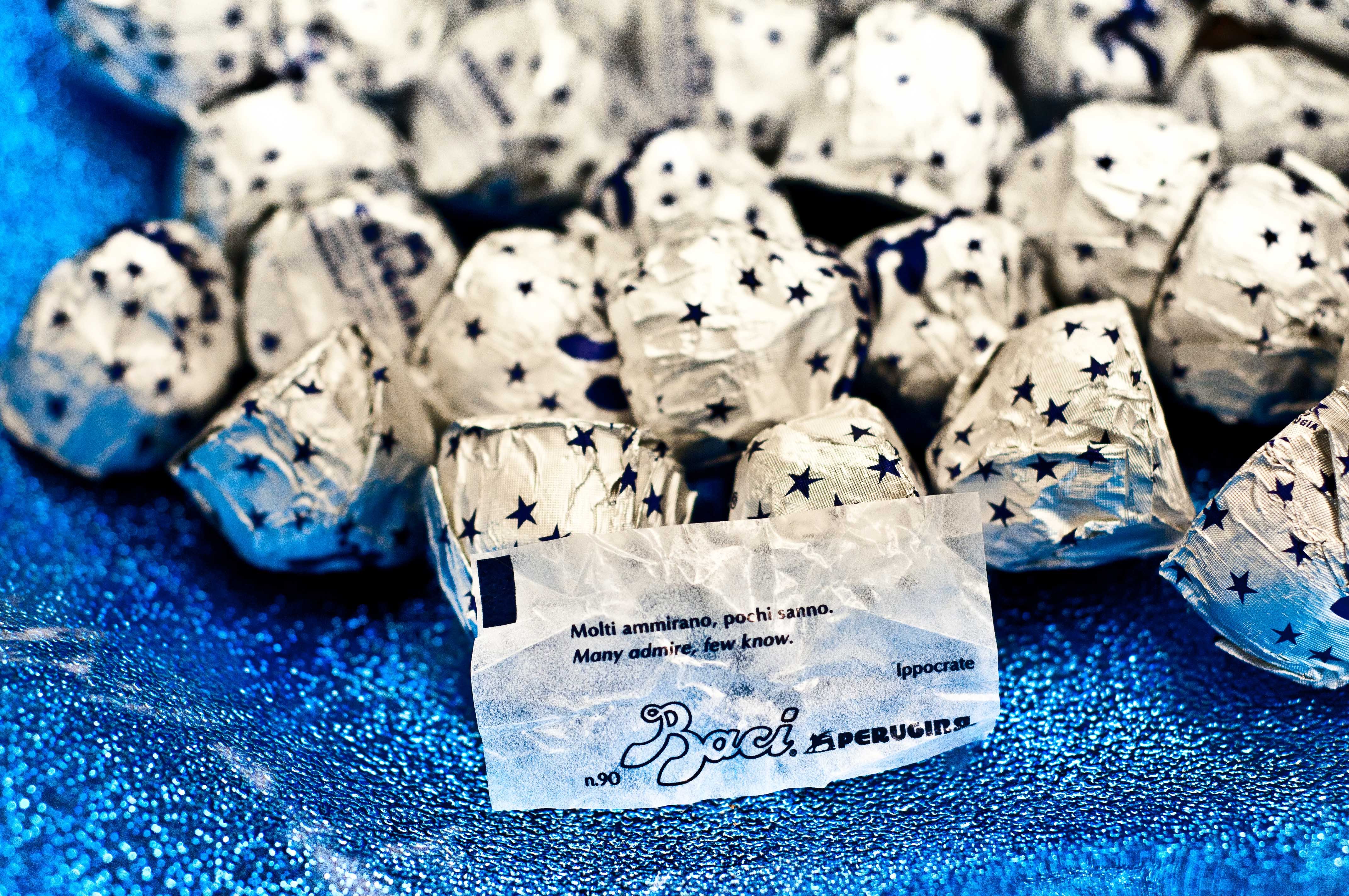 baci perugina chocolates for valentine's day in italy